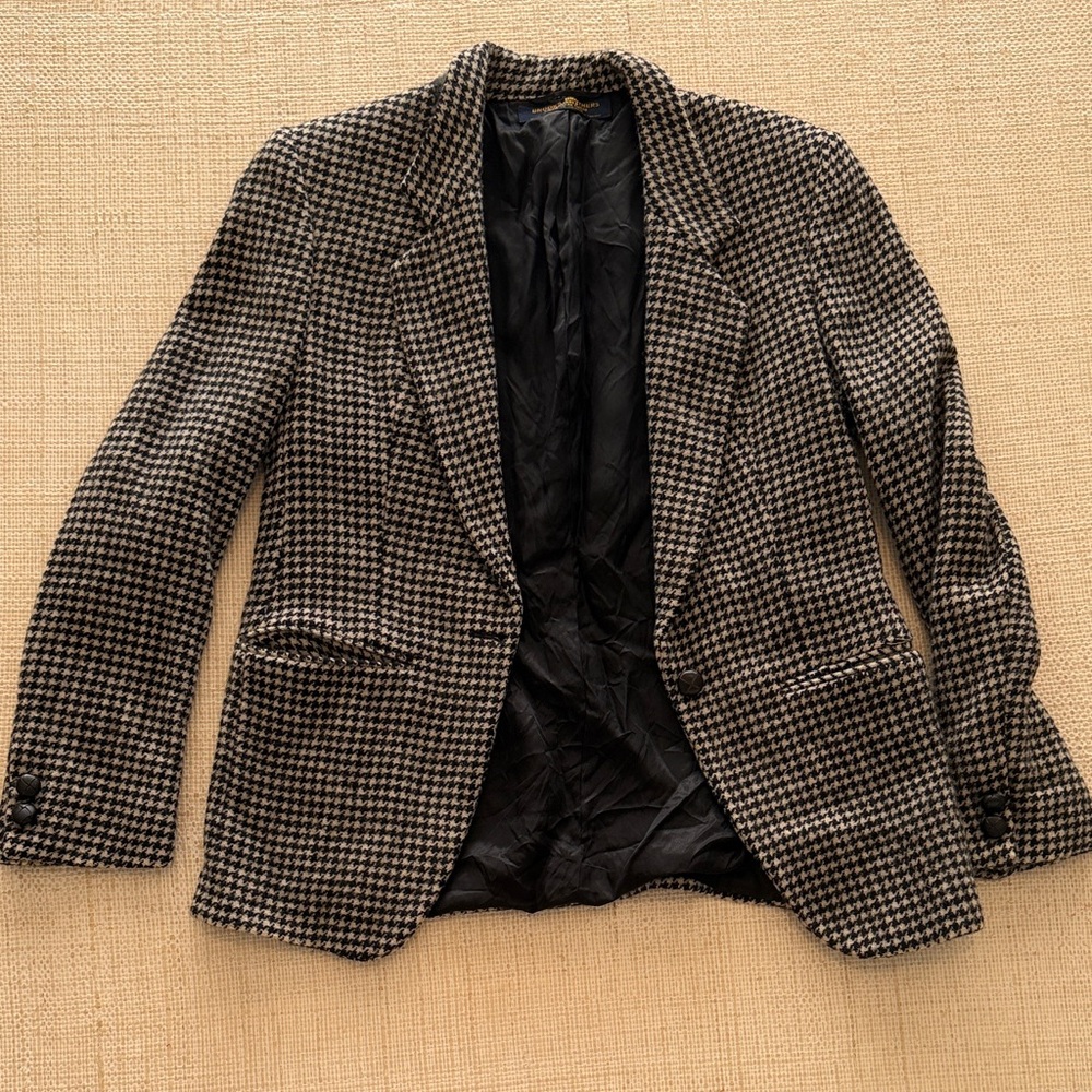 Brooks Brothers Houndstooth Blazer